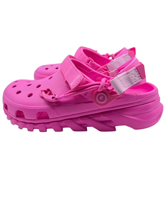 Crocs X Post Malone Rare Duet Max II Platform Slip On Clogs Electric Pink W10 M8 main image 9